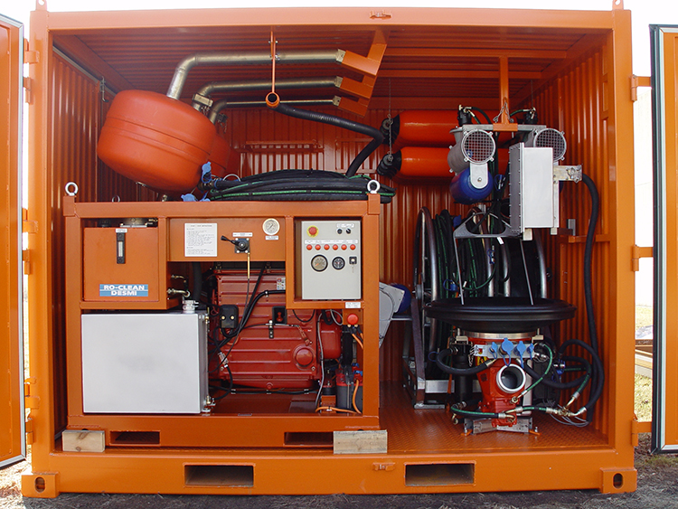 DESMI specialised container for oil spill response equipment storage and transport