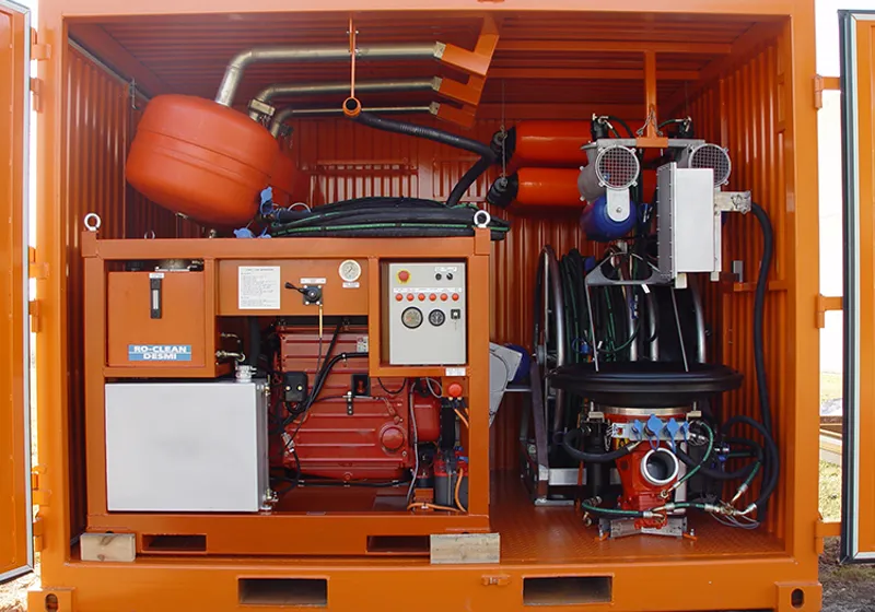 DESMI specialised container for oil spill response equipment storage and transport DESMI specialised container for oil spill response equipment storage and transport