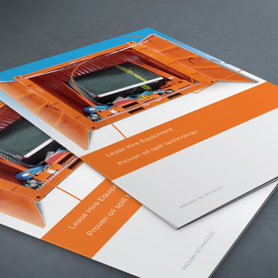 DESMI brochures showcasing lease hire equipment and proven oil spill technology.