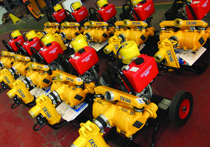 DESMI Spate PD 75 transfer pump for oil recovery duties DESMI Spate PD 75 transfer pump for oil recovery duties